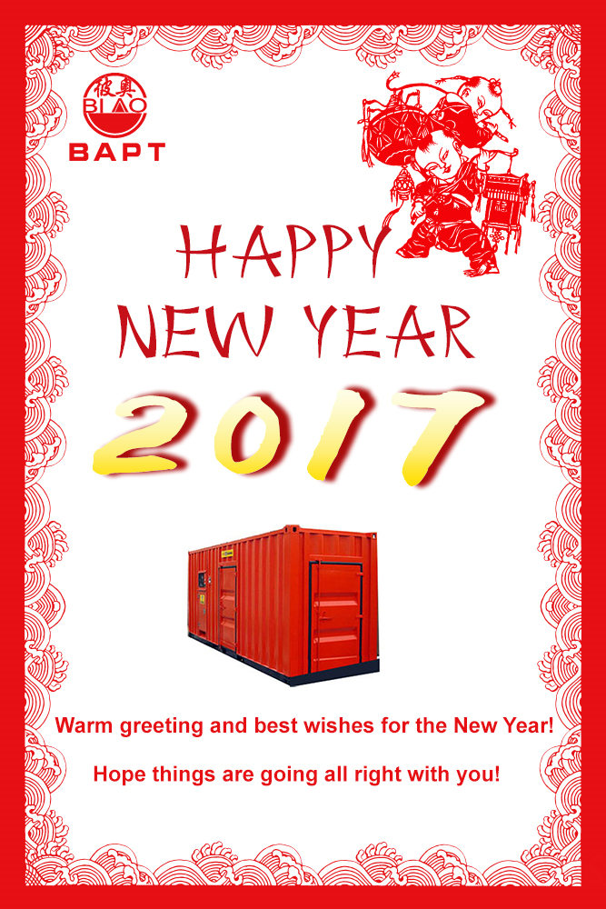 genset diesel selamat tahun baru